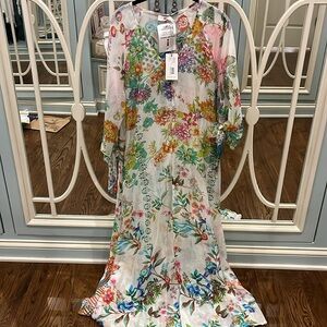 Johnny Was XS Dreamer Long Swim Cover Up NWT